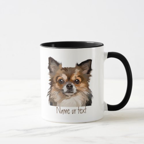 Watercolor Pomeranian  Chihuahua Dog Pet Custom  Mug