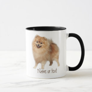 Watercolor Pomeranian Pet Dog Custom Mug