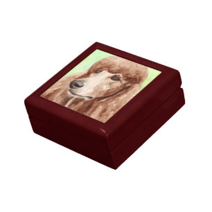 Watercolor Poodle Gift Box