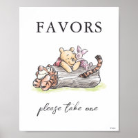 Watercolor Pooh & Pals Baby Shower
