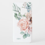 Watercolor Poppies and Roses with Your Monogram Case-Mate Samsung Galaxy S9 Case<br><div class="desc">Beautifully feminine in a soft color palette of pink, beige, green, and blue-green, this unique design features a bouquet of poppies and roses with eucalyptus and trailing greenery. A text template is included for personalizing this case with you monogram initials. You can also delete the sample initials shown in the...</div>