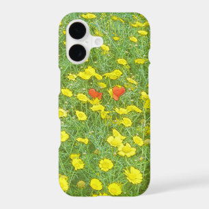 Watercolor poppies iPhone 17 case