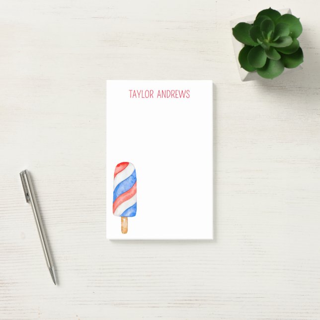 Watercolor Popsicle Notes (Office)