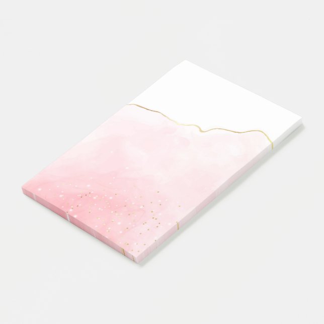 Watercolor Post-it Notes (Angled)