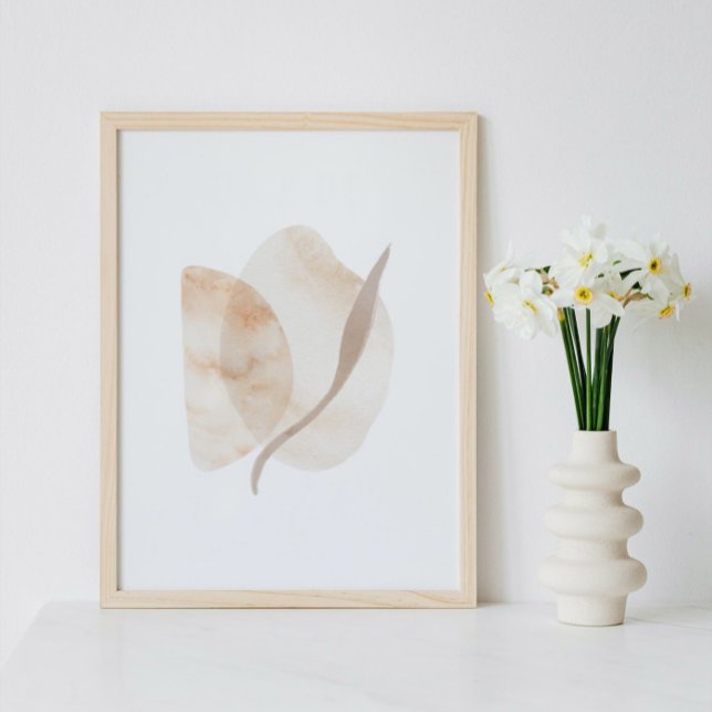 Watercolor poster Abstract Geometrical modern art (Creator Uploaded)