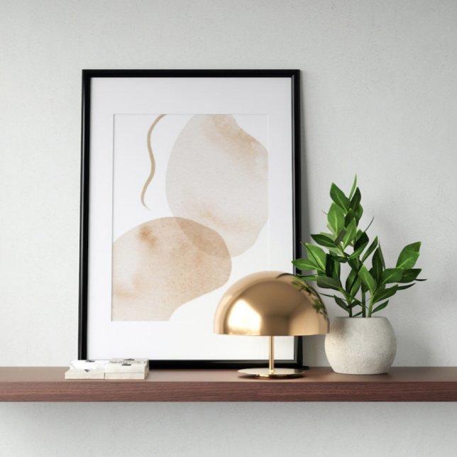 Watercolor poster Abstract Geometrical modern art (Creator Uploaded)