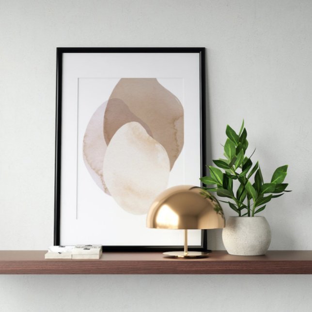 Watercolor poster Abstract Geometrical modern art (Creator Uploaded)