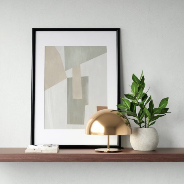 Watercolor poster Abstract Geometrical modern art (Creator Uploaded)