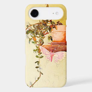 Watercolor Potted Plant and Butterfly iPhone 17 Air Case