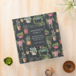 Watercolor Potted Plant Homeschool Portfolio 3 Ring Binder<br><div class="desc">Create the perfect planner with a custom Binder to fit your organizational needs! Also great as recipe books, photo albums and more. Add your custom wording to this design by using the "Edit this design template" boxes on the right hand side of the item, or click the blue "Customize it"...</div>