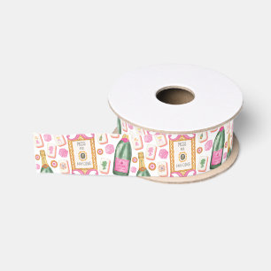 Watercolor Press for Mahjong Champagne Party Grosgrain Ribbon