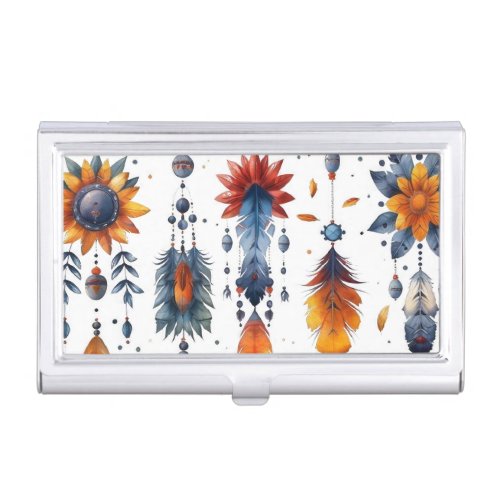 watercolor print business card case