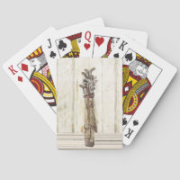 Watercolor Print Golf Clubs, Playing Cards