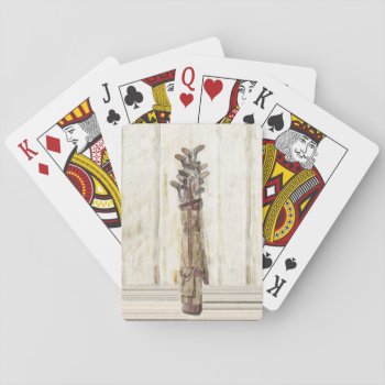 Watercolor Print Golf Clubs  Playing Cards by moonlake at Zazzle