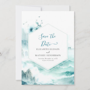 Watercolor Printable Nautical Wedding Save The Date