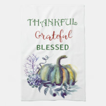 2pk Orange Pumpkins Kitchen dish Towel Linen Hem Floral 16x28 NWT