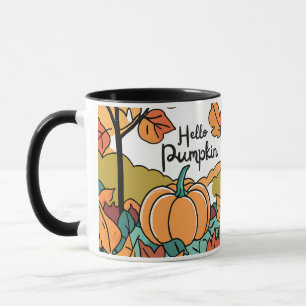 Watercolor Pumpkin : Celebrate Fall with Autumn Mug