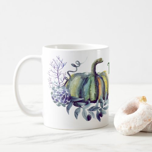 Watercolor Pumpkin Coffee Mug