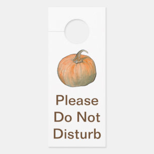 Watercolor Pumpkin Door Hanger