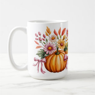 Watercolor Pumpkin Halloween T-Shirt – Cute Autumn Coffee Mug