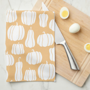 Watercolor Pumpkin Patch Kitchen Towel