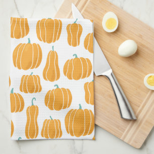 Watercolor Pumpkin Patch Kitchen Towel