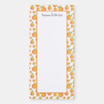 Watercolor Pumpkin Pattern 3