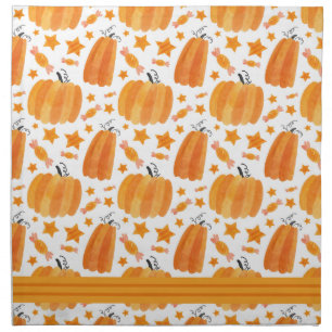 Watercolor Pumpkins Kitchen Towels Cloth Napkin