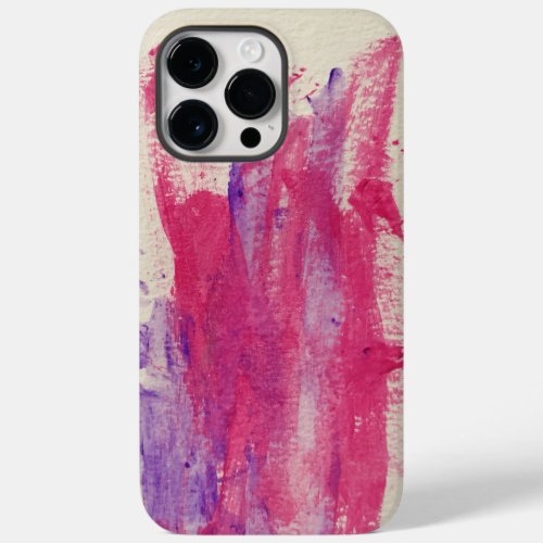 Watercolor purple and dark pink Case_Mate iPhone 14 pro max case