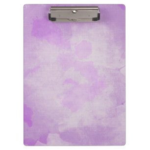 Watercolor Purple Clipboard