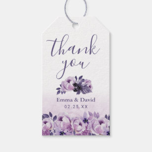 Details about   "Thank you birthday " lilac" gift tags,Pk50 All occasions 