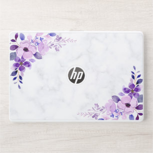 Watercolor Purple Flowers,HP Laptop Skin 15t/15z