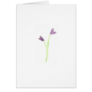 Watercolor Purple Lilies Cards