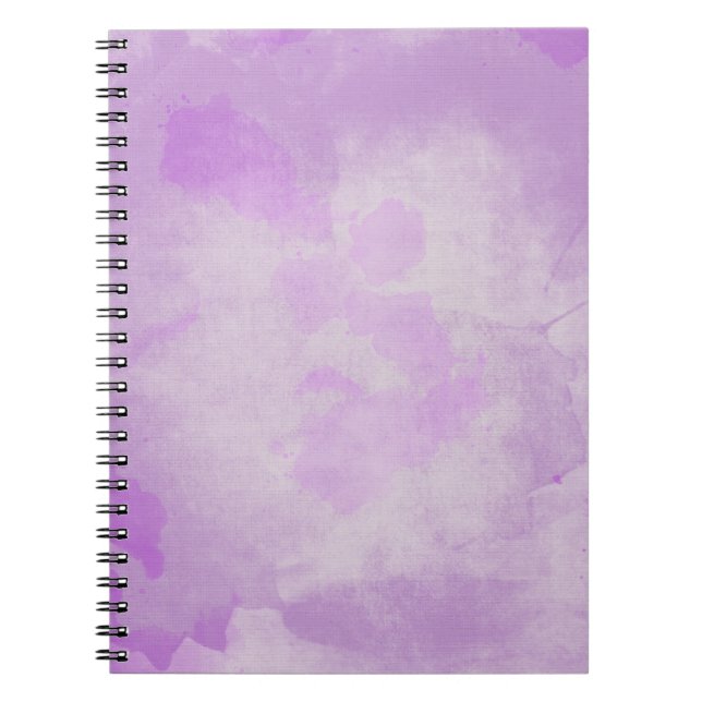 Watercolor Purple Notebook (Front)