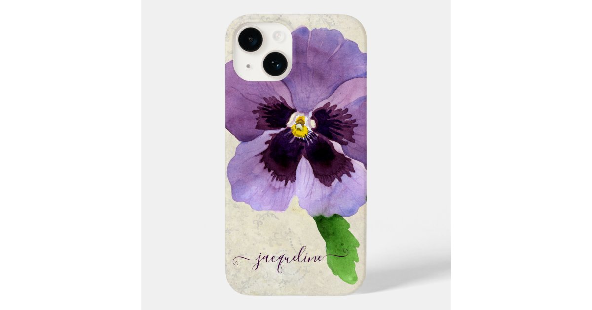  iPhone 14 Cute Colorful Flower Garden Botanical Floral for  Women Girls Case : Cell Phones & Accessories
