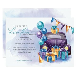 27 Purple Baby Shower Invitations With Teal Gold Pink 2020