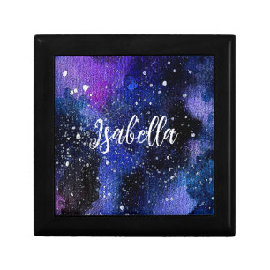 Watercolor Purple Universe Gift Box