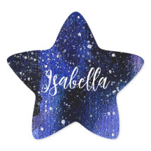 Watercolor Purple Universe