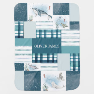 Watercolor Quilt Baby Blanket