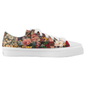 watercolor quilt tennis shoes (Left Shoe Inside)
