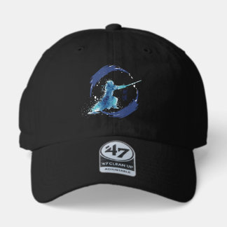 Watercolor Rain Drops Sleep Live Kendo 47 Brand Hat
