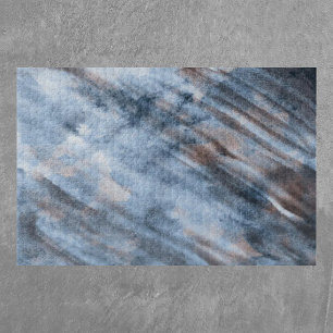 Watercolor Rain on Tin Roof Puzzle