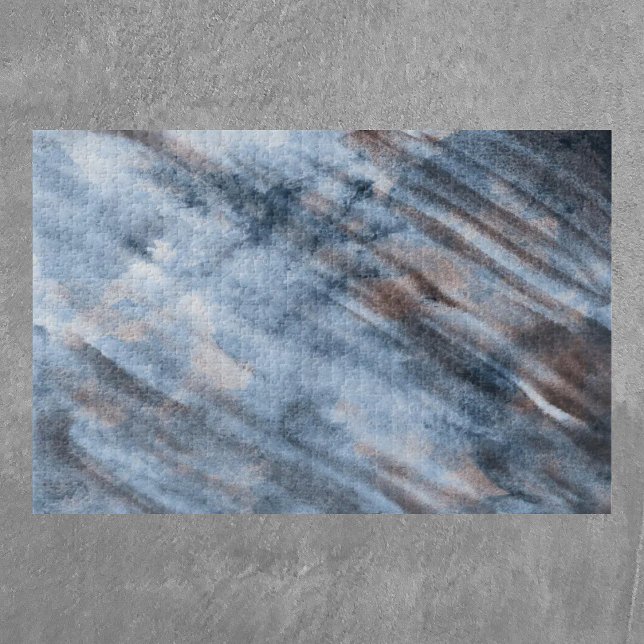 Watercolor Rain on Tin Roof Puzzle (Creator Uploaded)