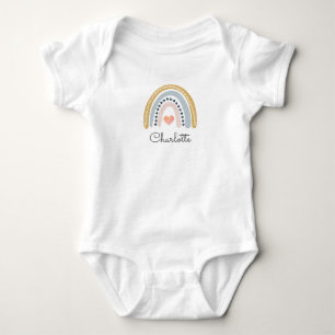 Watercolor Rainbow Baby Baby Bodysuit