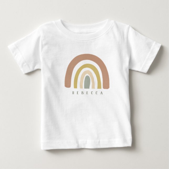 Watercolor rainbow baby T-Shirt (Front)