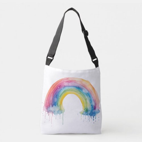 Watercolor Rainbow Bag