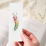 Watercolor Rainbow Caterpillar Delight  Bookmarks