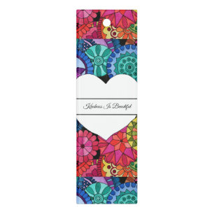 Watercolor Rainbow colors Mandala Ruler