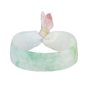 Watercolor Rainbow Elastic Hair Tie