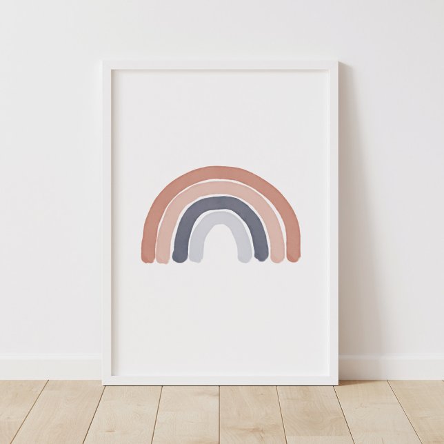 Watercolor Rainbow Gender Neutral Nursery Poster (Creator Uploaded)